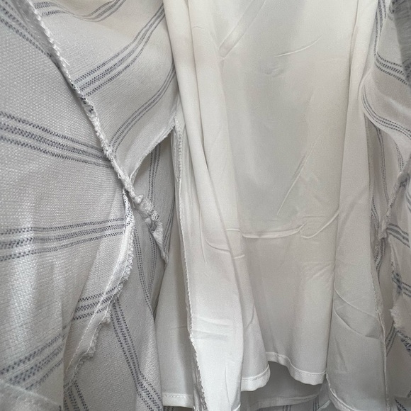 TOBI | Knot Together Navy & White Stripe Dress Sz M - Picture 5 of 12